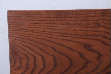 アンティーク家具　アンティーク　オーク材製!小振りなアイアンレッグチェア(1)