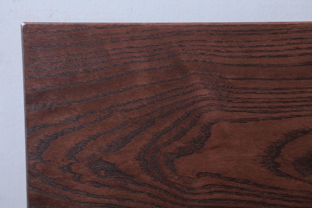 アンティーク家具　和製アンティーク　小振りなアイアンレッグチェア2脚セット(2)