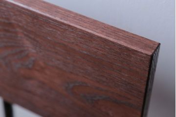 アンティーク家具　和製アンティーク　小振りなアイアンレッグチェア2脚セット(2)