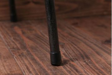 アンティーク家具　アンティーク　オーク材製!小振りなアイアンレッグチェア(2)