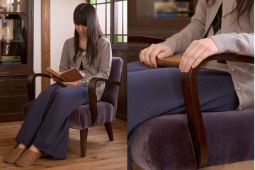 アンティーク家具　和製アンティーク　上品な一人掛けソファ