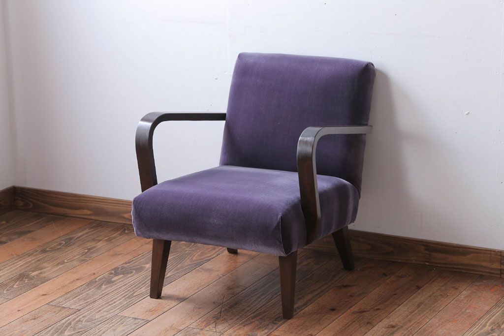 アンティーク家具　和製アンティーク　上品な一人掛けソファ