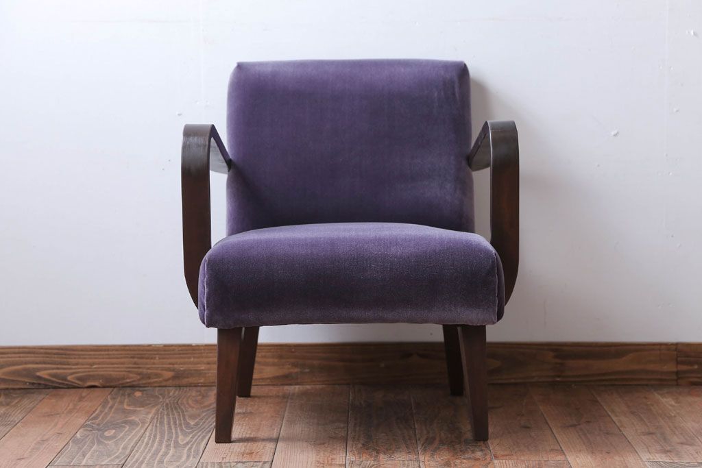 アンティーク家具　和製アンティーク　上品な一人掛けソファ