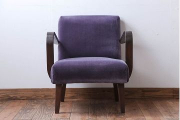 アンティーク家具　和製アンティーク　上品な一人掛けソファ