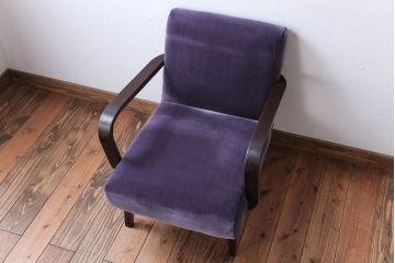 アンティーク家具　和製アンティーク　上品な一人掛けソファ