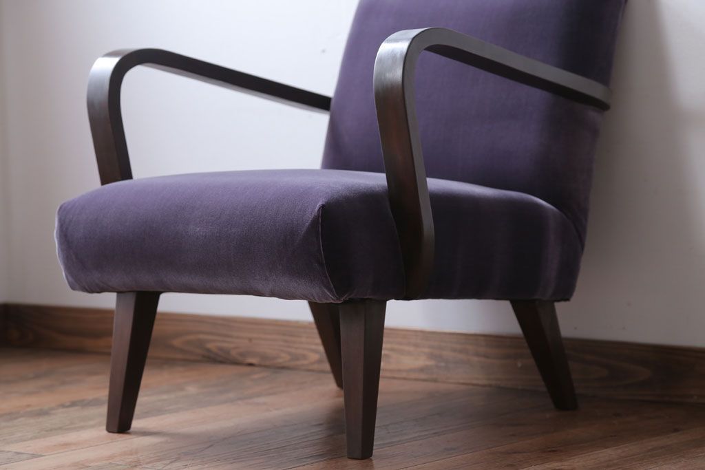 アンティーク家具　和製アンティーク　上品な一人掛けソファ