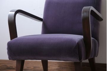 アンティーク家具　和製アンティーク　上品な一人掛けソファ