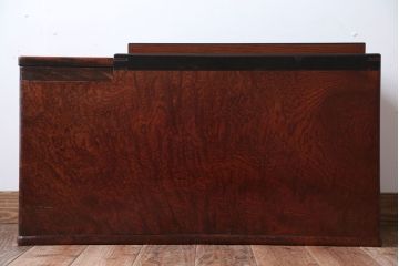 アンティーク雑貨　古民具・骨董　最高級品!玉杢の極めて美しい素晴らしいアンティーク大振り長火鉢