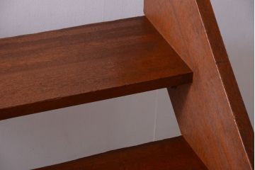 アンティーク雑貨　ビンテージ　古い学校使われていた昭和レトロな木製階段