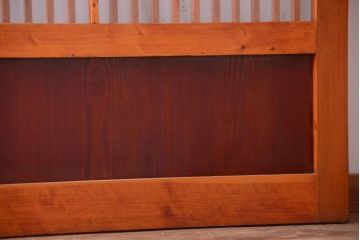 和製アンティーク　古い檜材のガラス蔵戸(玄関戸)