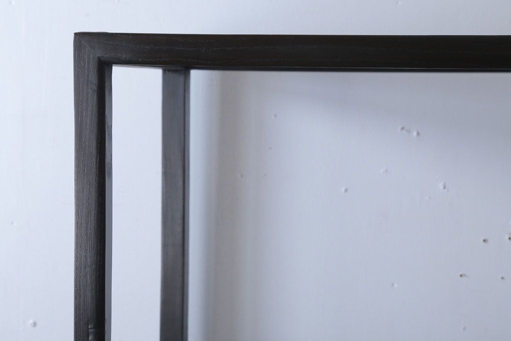 中古　民芸家具　高級感あふれる縦型李朝棚(飾り棚)