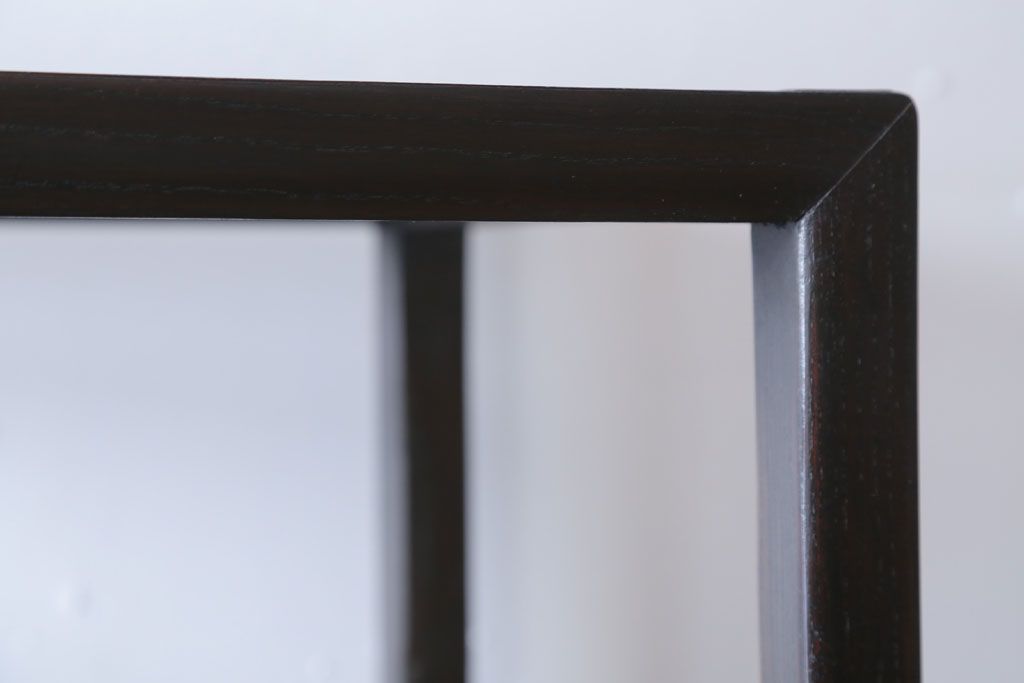 中古　民芸家具　高級感あふれる縦型李朝棚(飾り棚)