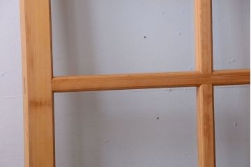 和製アンティーク　木味が美しいガラス入り蔵戸(玄関戸)