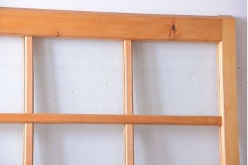 和製アンティーク　木味が美しいガラス入り蔵戸(玄関戸)