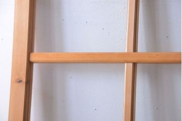 和製アンティーク　木味が美しいガラス入り蔵戸(玄関戸)