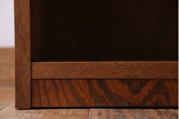 アンティーク家具　アンティーク　オープンラックの小さな収納棚(テレビ台)