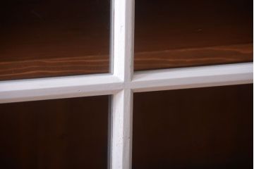 アンティーク家具　アンティーク　大きなペイント重ね収納棚(キャビネット・食器棚)