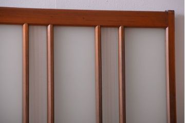 和製アンティーク　レトロなガラス入り引き戸2枚セット(窓)(2)