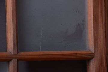 和製アンティーク　市松模様のガラス格子戸4枚セット(窓)