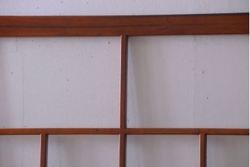 アンティーク　春慶塗が美しい上質なガラス戸4枚セット