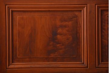 アンティーク　春慶塗が美しい上質なガラス戸4枚セット