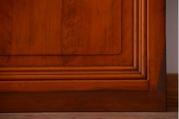 アンティーク　春慶塗が美しい上質なガラス戸4枚セット