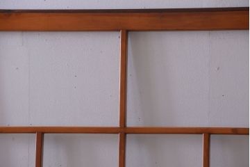 アンティーク　春慶塗が美しい上質なガラス戸4枚セット