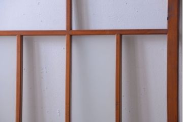 アンティーク　春慶塗が美しい上質なガラス戸