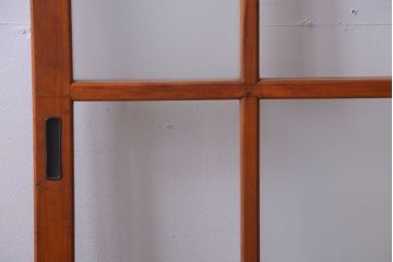 アンティーク　春慶塗が美しい上質なガラス戸