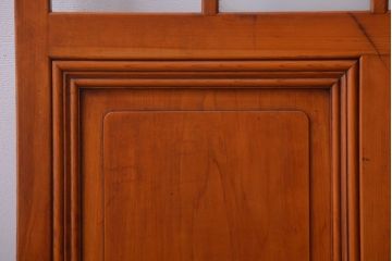 アンティーク　春慶塗が美しい上質なガラス戸