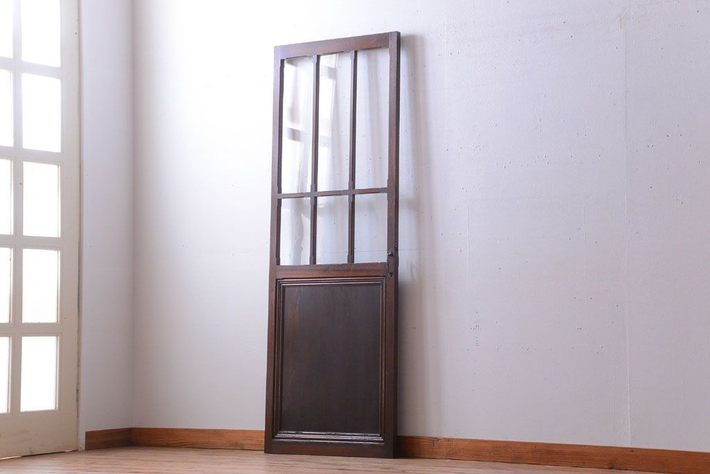 アンティーク　自由蝶番付き!上質な木製ドア