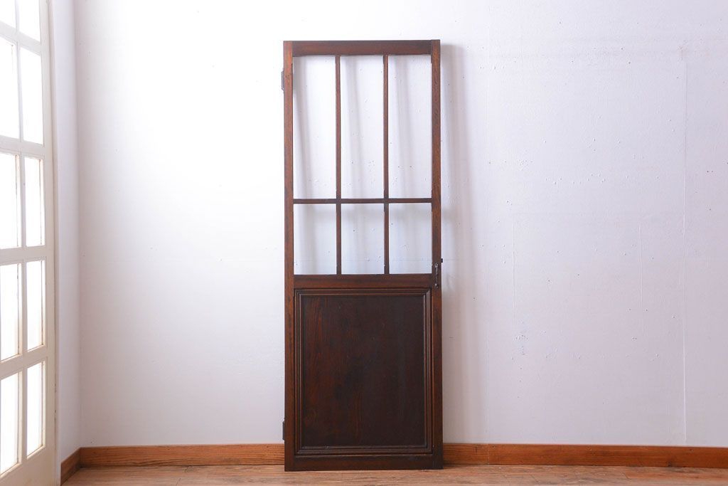 アンティーク　自由蝶番付き!上質な木製ドア