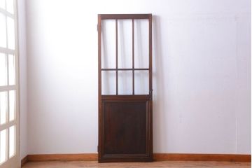 アンティーク　自由蝶番付き!上質な木製ドア