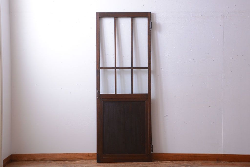 アンティーク　自由蝶番付き!上質な木製ドア