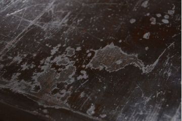 アンティーク家具　古民具・骨董　前面欅材!巾着型金具の松本帳場箪笥