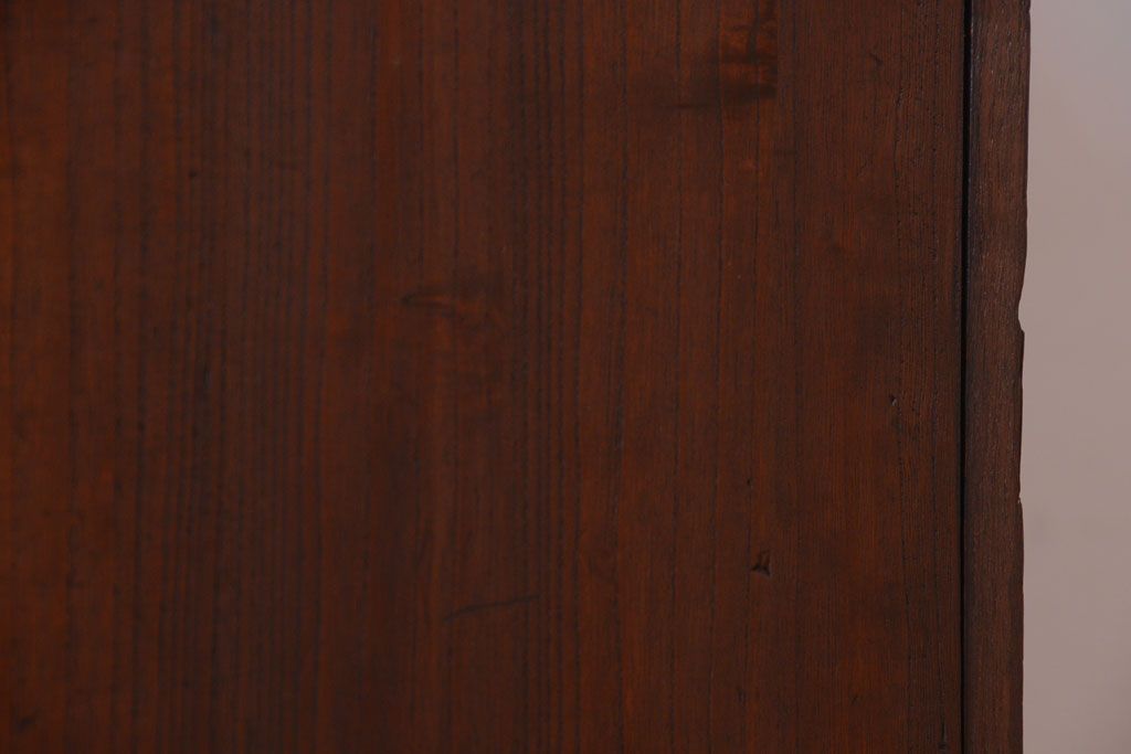 アンティーク家具　和製アンティーク　引き出し2杯付き!古い桐材の戸棚