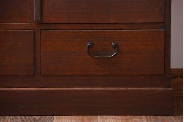アンティーク家具　和製アンティーク　引き出し2杯付き!古い桐材の戸棚