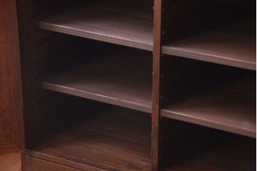 アンティーク家具　和製アンティーク　引き出し2杯付き!古い桐材の戸棚