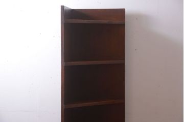 アンティーク家具　アンティーク　古い木のコーナーディスプレイラック(飾り棚)