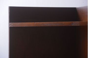 アンティーク家具　アンティーク　古い木のコーナーディスプレイラック(飾り棚)