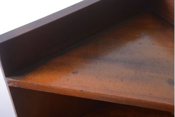 アンティーク家具　アンティーク　古い木のコーナーディスプレイラック(飾り棚)