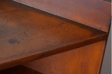 アンティーク家具　アンティーク　古い木のコーナーディスプレイラック(飾り棚)