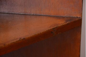 アンティーク家具　アンティーク　古い木のコーナーディスプレイラック(飾り棚)