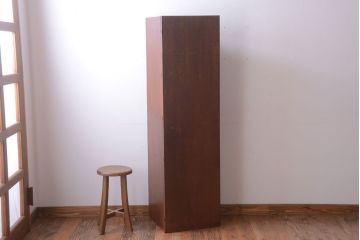 アンティーク家具　アンティーク　古い木のコーナーディスプレイラック(飾り棚)