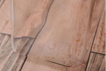 アンティーク雑貨　昭和レトロ　アイアンラック付き!蓋付きガラス瓶6個セット