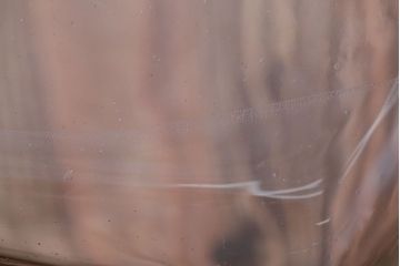 アンティーク雑貨　昭和レトロ　アイアンラック付き!蓋付きガラス瓶6個セット