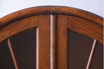 アンティーク家具　イギリスアンティーク　オーク材製アールデコ調のブックケース(本箱)