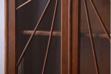 アンティーク家具　イギリスアンティーク　オーク材製アールデコ調のブックケース(本箱)