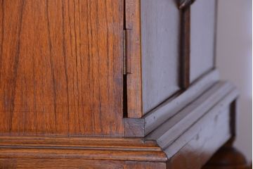 アンティーク家具　イギリスアンティーク　オーク材製アールデコ調のブックケース(本箱)