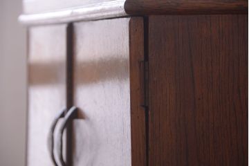 アンティーク家具　イギリスアンティーク　オーク材製アールデコ調のブックケース(本箱)